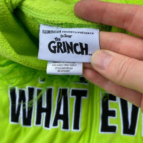 Merry whatever grinch fleece onesie - Picture 5 of 8